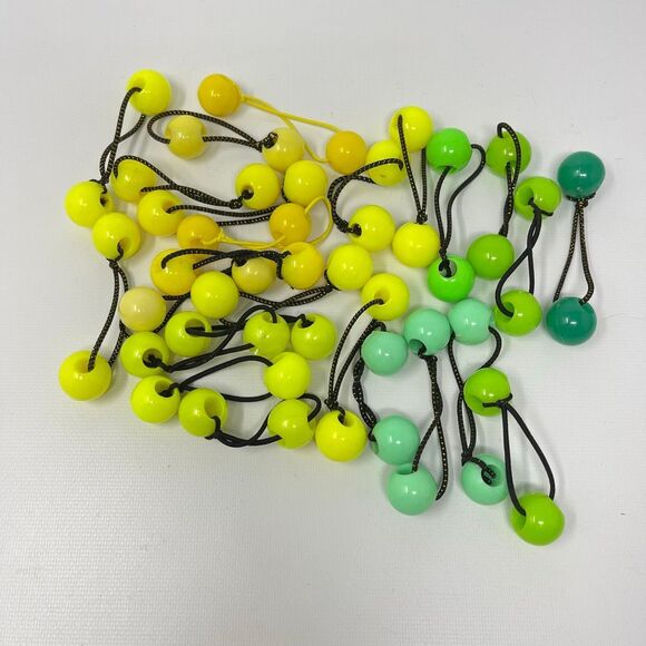 Twin Bead Hair Knocker Pony Tail Holders Bubbles Balls Tie Backs Lot of 156 Sets main image 9